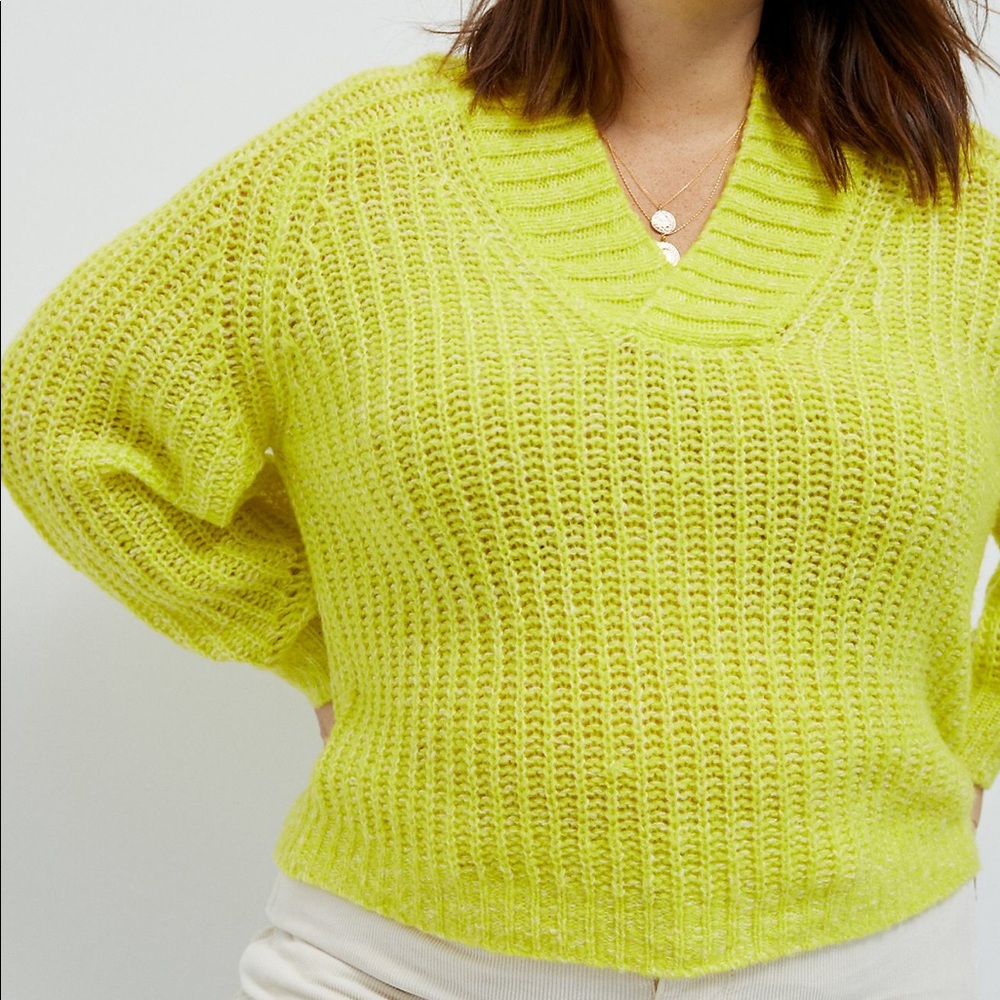 ANTHROPOLOGIE‎ HONORE RIBBED SWEATER